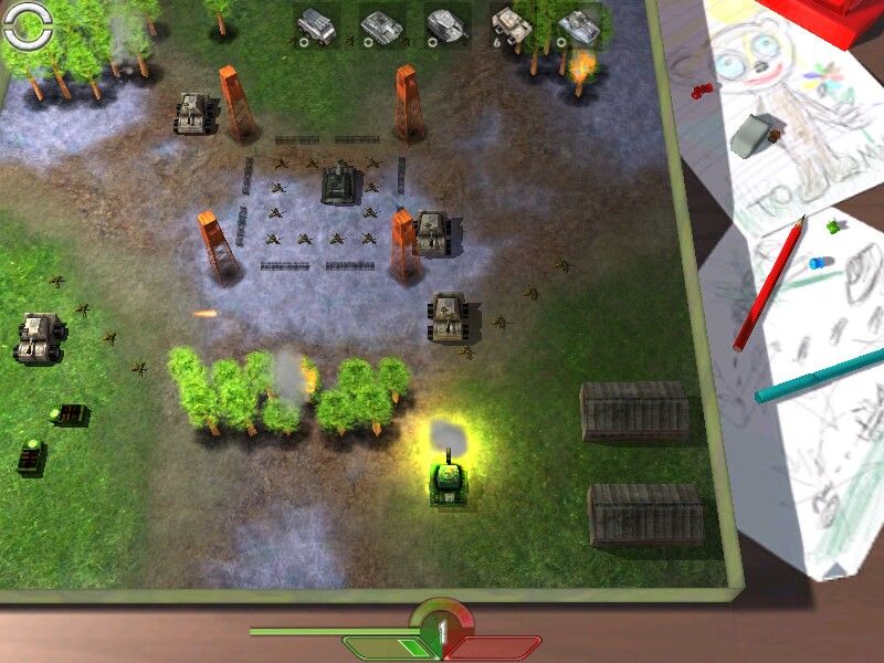 Tank-O-Box (Windows) screenshot: Best defence is offence