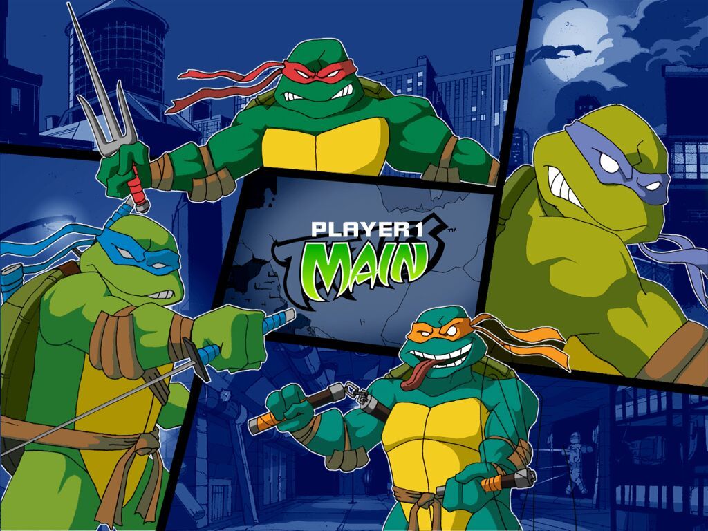 Teenage Mutant Ninja Turtles (Windows) screenshot: Character selection