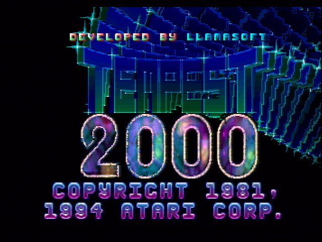 Tempest 2000 (Jaguar) screenshot: Title Screen