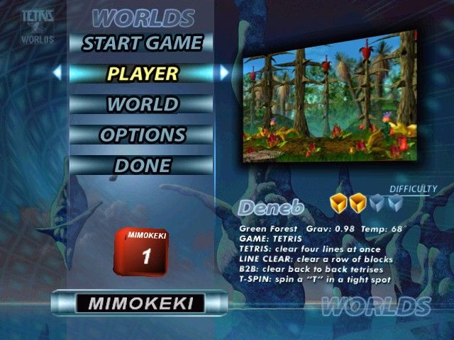 Screenshot of Tetris Worlds (Windows, 2001) - MobyGames