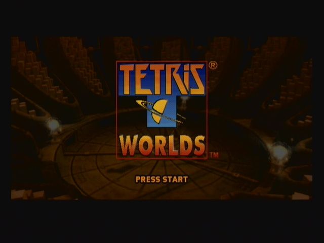 Tetris Worlds (GameCube) screenshot: Title screen