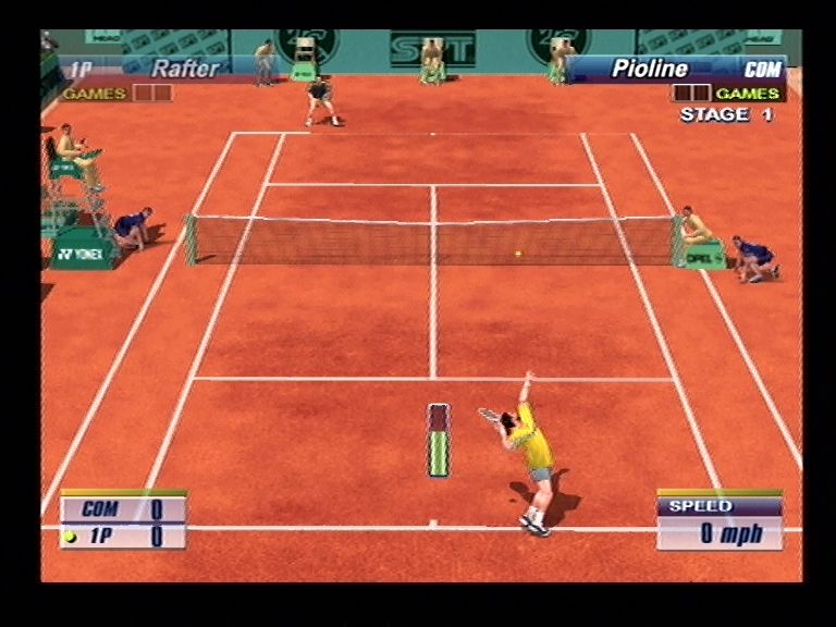 Virtua Tennis 2 (Dreamcast) screenshot: And off we go...