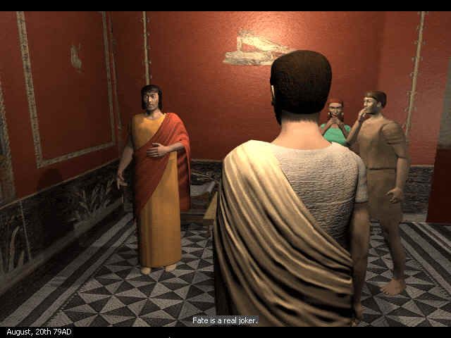 TimeScape: Journey to Pompeii (Windows) screenshot: back at home