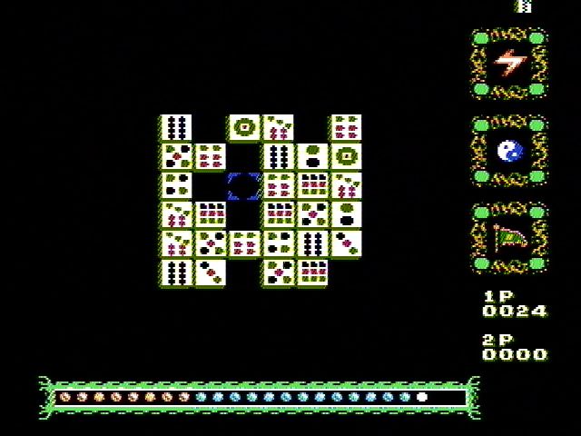 Tiles of Fate (NES) screenshot: Matching tiles