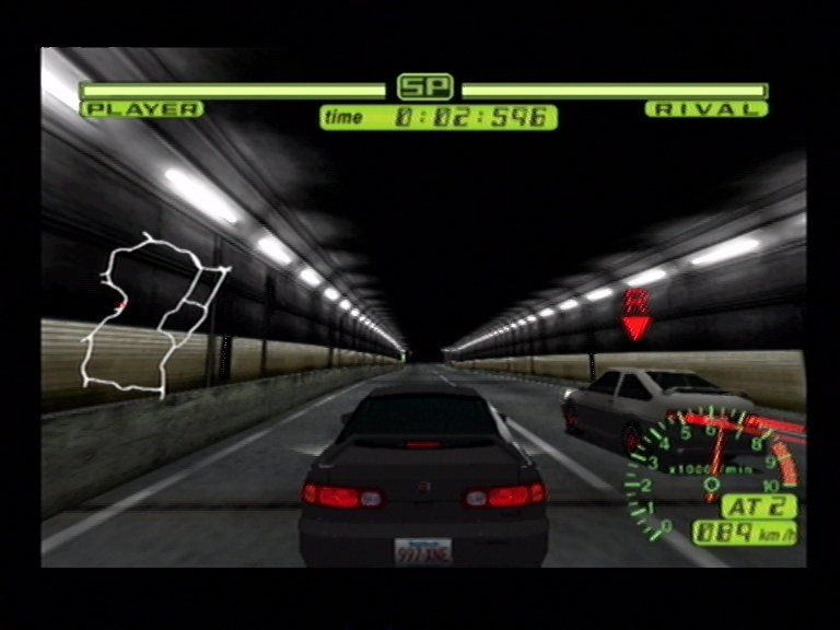 Tokyo Xtreme Racer (Dreamcast) screenshot: Racing 1