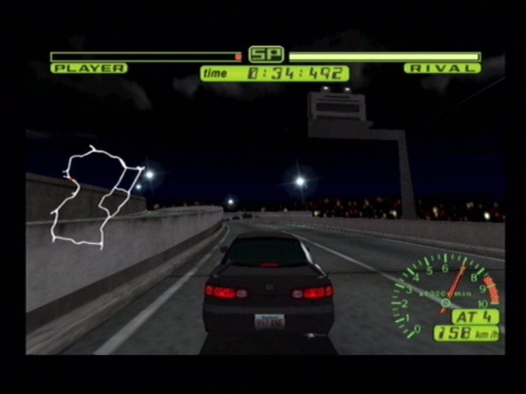 Tokyo Xtreme Racer (Dreamcast) screenshot: Racing 2