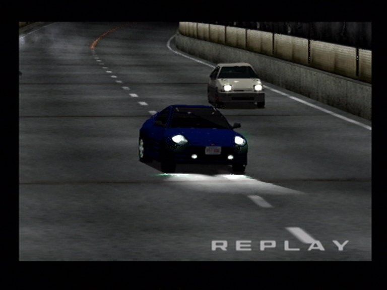 Tokyo Xtreme Racer (Dreamcast) screenshot: Replay 2