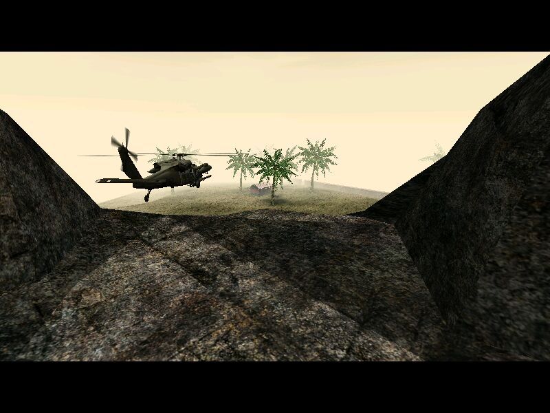 Tom Clancy's Ghost Recon: Island Thunder (Windows) screenshot: Island Thunder has terrific insertion movies.