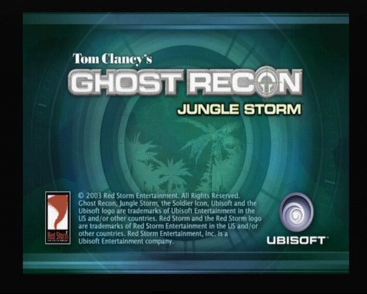 Tom Clancy's Ghost Recon: Jungle Storm (PlayStation 2) screenshot: Main Title