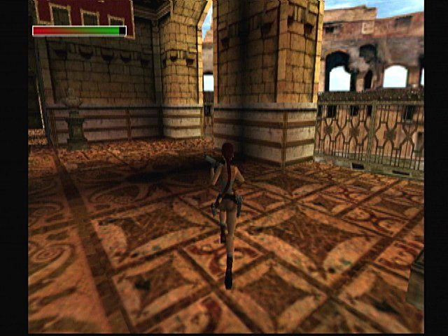 Tomb Raider: Chronicles (Dreamcast) screenshot: The Colosseum