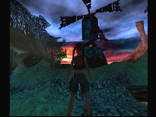 Tomb Raider: Chronicles (Dreamcast) screenshot: Old Mill