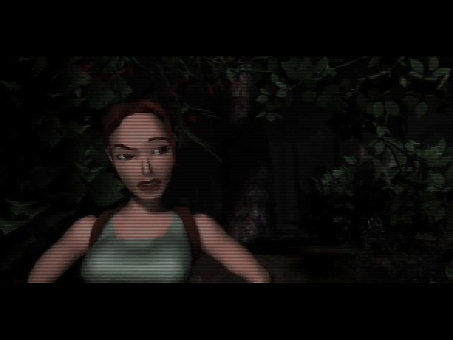 Tomb Raider III: Adventures of Lara Croft (Windows) screenshot: There are cinematics at the end of each adventure but they are even lower resolution than the scripted sequences.