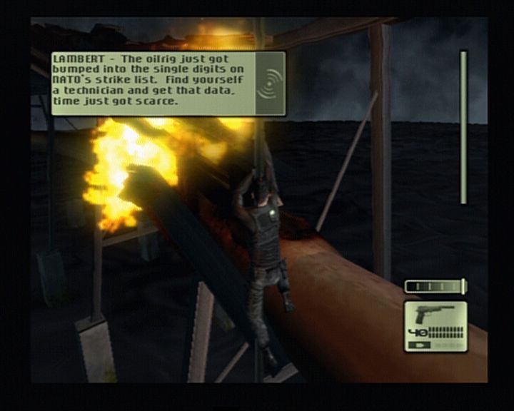 Screenshot of Tom Clancy's Splinter Cell (PlayStation 2, 2002) - MobyGames