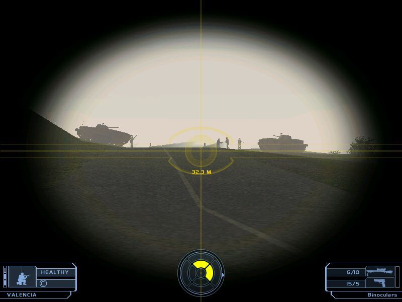 Tom Clancy's Ghost Recon (Windows) screenshot: Watch out for enemy armor!