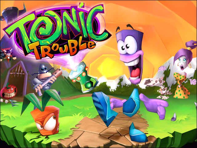 Tonic Trouble (Windows) screenshot: Title Screen