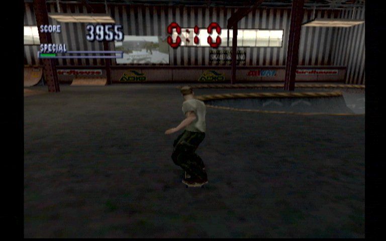 Tony Hawk's Pro Skater (Dreamcast) screenshot: Check out the FMV textures.