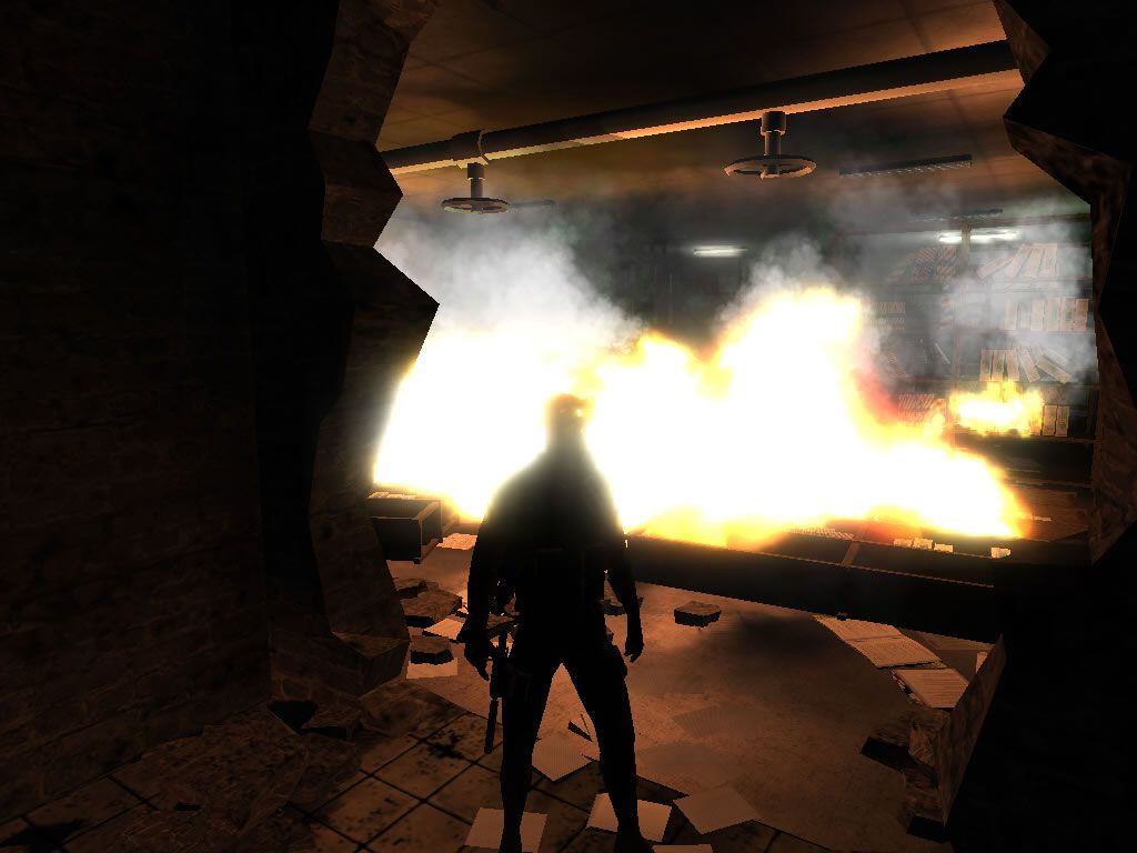 Tom Clancy's Splinter Cell: Pandora Tomorrow (Windows) screenshot: Extreme environments are no problem for Fisher!