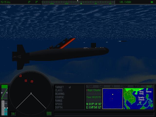 Screenshot of Tom Clancy's SSN (Windows, 1996) - MobyGames