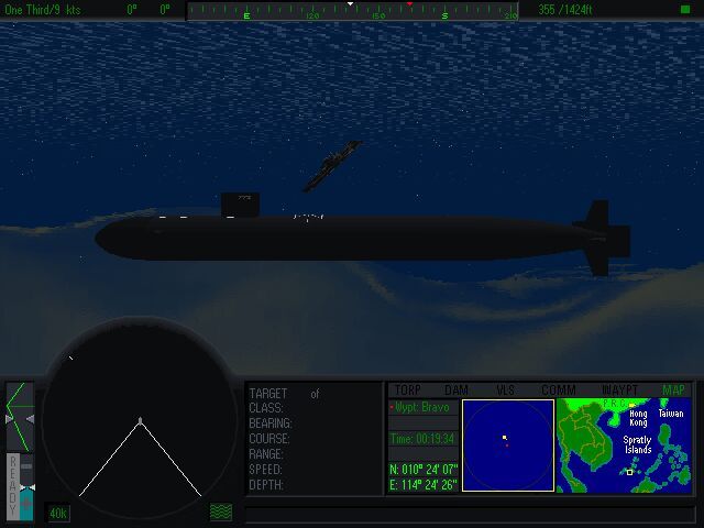 Tom Clancy's SSN (Windows) screenshot: Toasted Luda