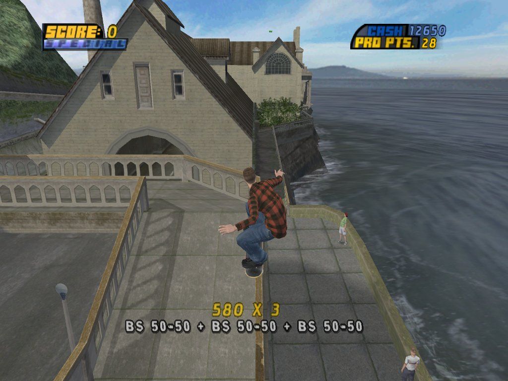 Tony Hawk's Pro Skater 4 (Windows) screenshot: Welcome to Alcatraz.