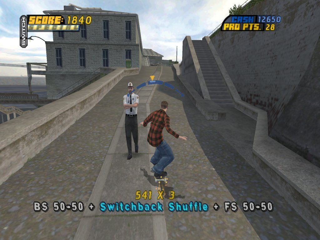 Tony Hawk's Pro Skater 4 (Windows) screenshot: Combo.