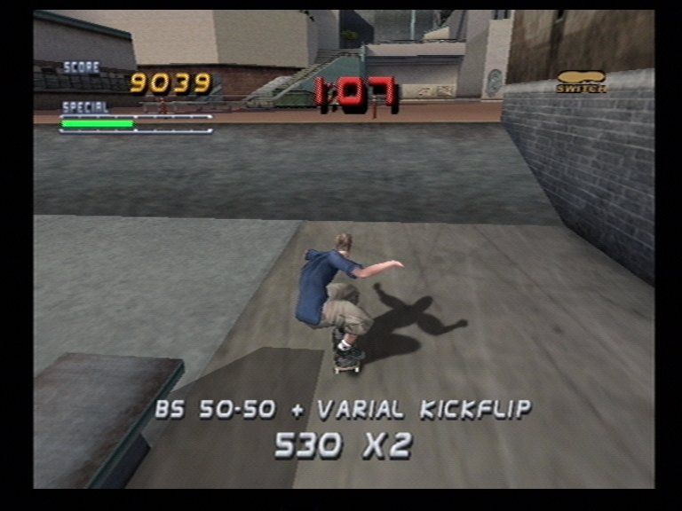 Tony Hawk's Pro Skater 2 (Dreamcast) screenshot: School 1