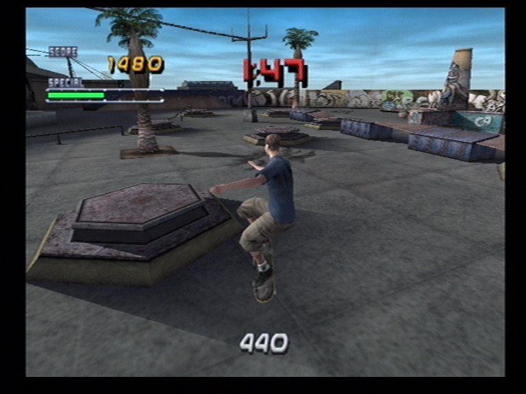 Tony Hawk's Pro Skater 2 (Dreamcast) screenshot: Venice Beach 1