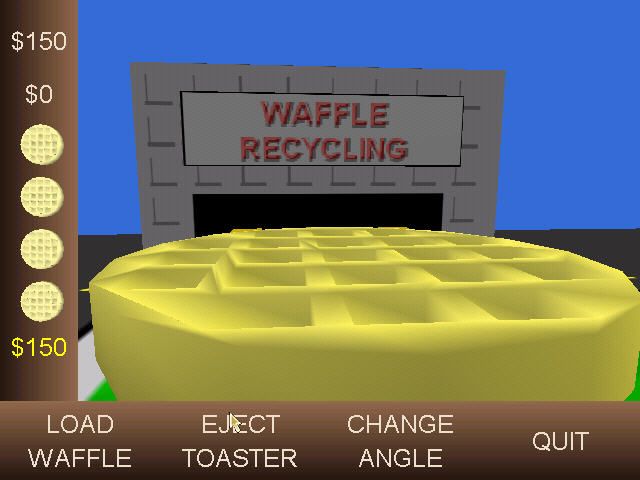 Town Hall Toaster (Windows) screenshot: Farewell good Waffle