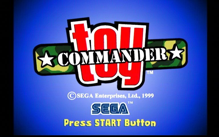 Toy Commander (Dreamcast) screenshot: Title Screen