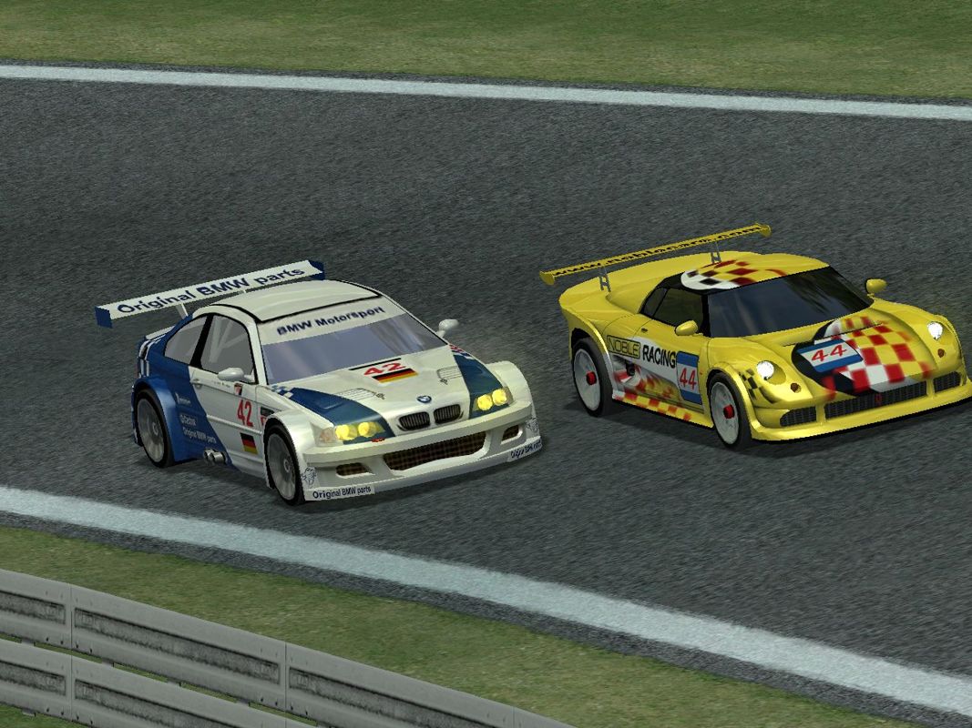 Total Immersion Racing (Windows) screenshot: The Noble's sweet but it doesn't got the rocks to take BMW's socks off