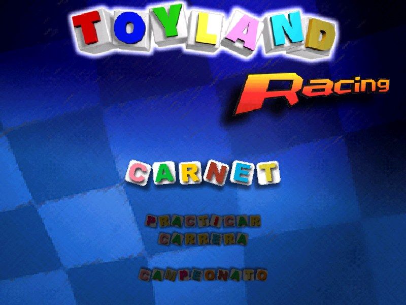 Toyland Racing (Windows) screenshot: To participate on the Championship... firstly you must to pass certainly challenges