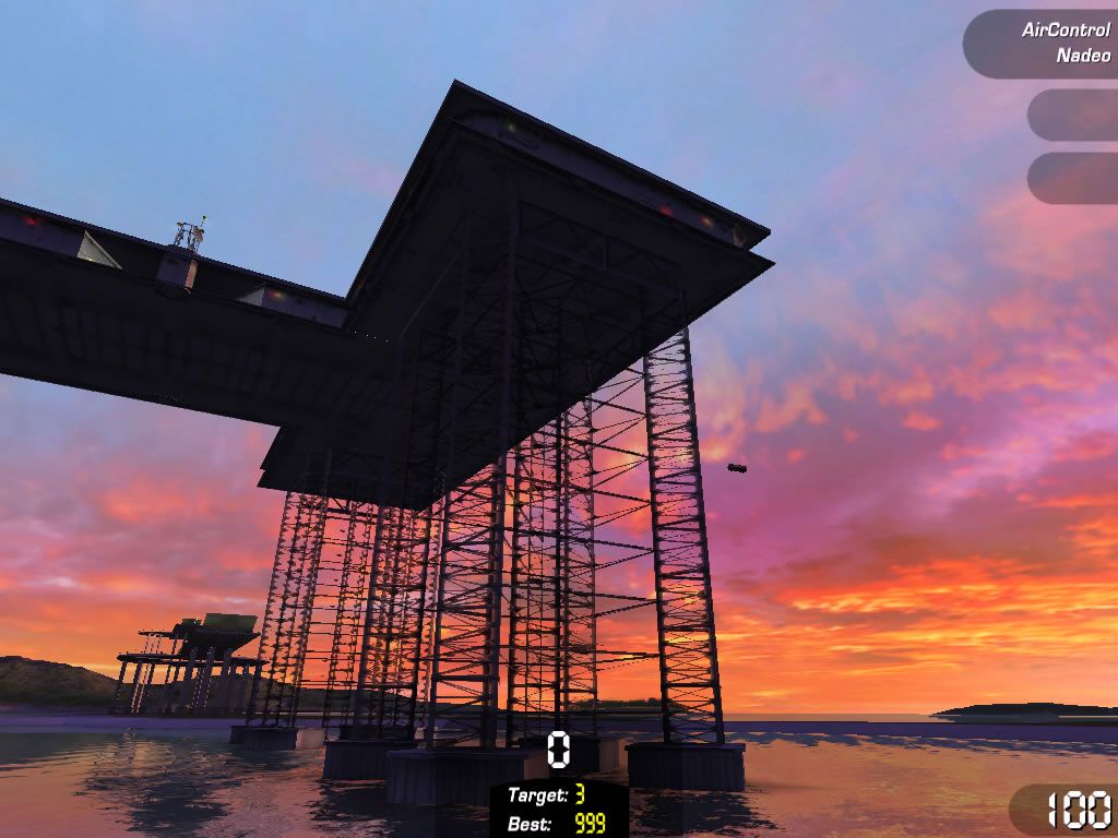 TrackMania Sunrise (Windows) screenshot: Whoops...