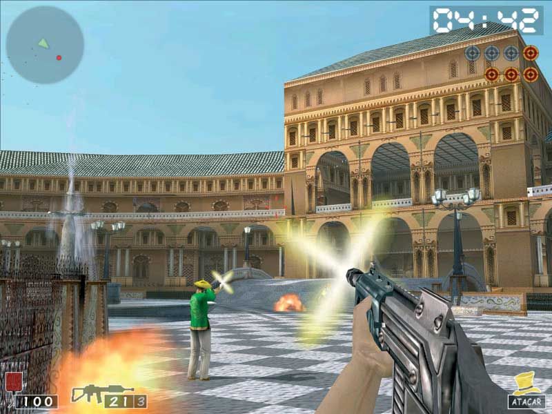 Torrente (Windows) screenshot: The seat of Spain of Seville can be the ideal place to play games by network and Internet.