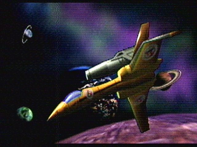 Trevor McFur in the Crescent Galaxy (Jaguar) screenshot: Trevor McFur's spaceship