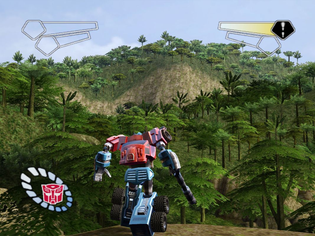 TransFormers (PlayStation 2) screenshot: A lovely view of the Amazon vista.