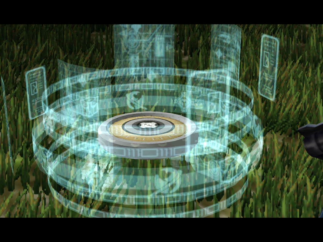 TransFormers (PlayStation 2) screenshot: Close up of Datacon.