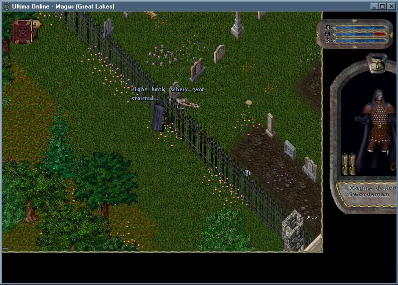 Ultima Online: Renaissance (Windows) screenshot: What do you call this? Un-undead?