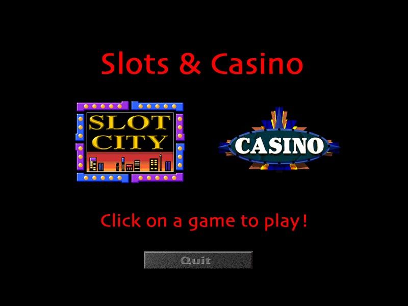 Ultimate Casino 3 Pack (Windows) screenshot: The "menu" screen is your first indication that this compilation pack is not what it claims to be.