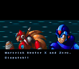 Mega Man X3 (SNES) screenshot: Intro cutscene 4.