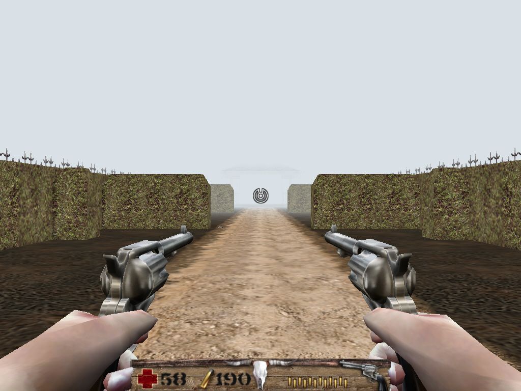 Western Outlaw: Wanted Dead or Alive (Windows) screenshot: The twin revolvers are cool, but they are not enough to save this game