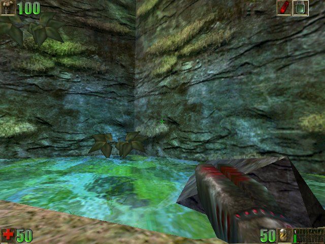 Unreal (Windows) screenshot: Water grotto