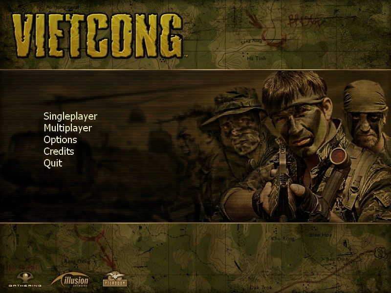 Vietcong (Windows) screenshot: Main Menu