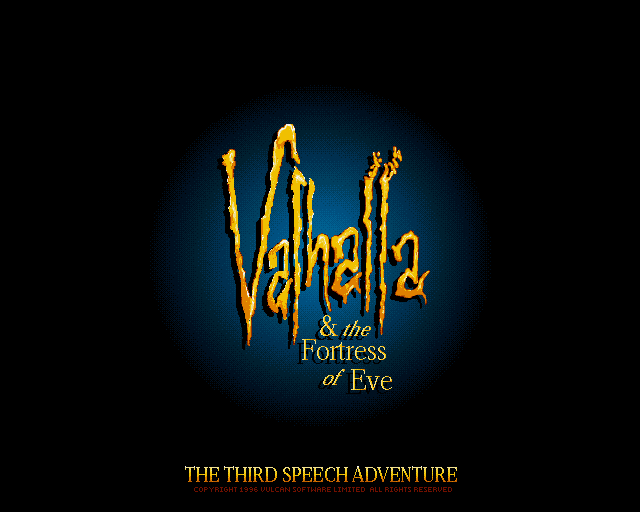 Valhalla and the Fortress of Eve (Amiga) screenshot: Title