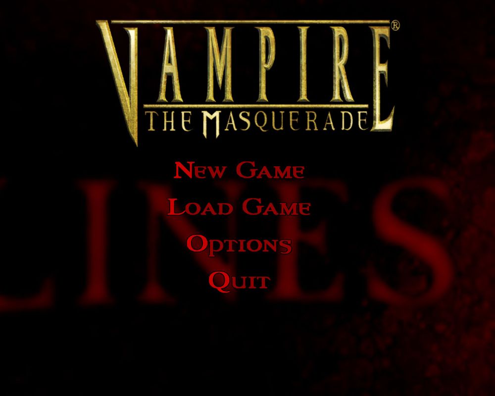 Vampire: The Masquerade - Bloodlines (Windows) screenshot: This is where it all begins. The music at this point, and every point afterward, is outstanding
