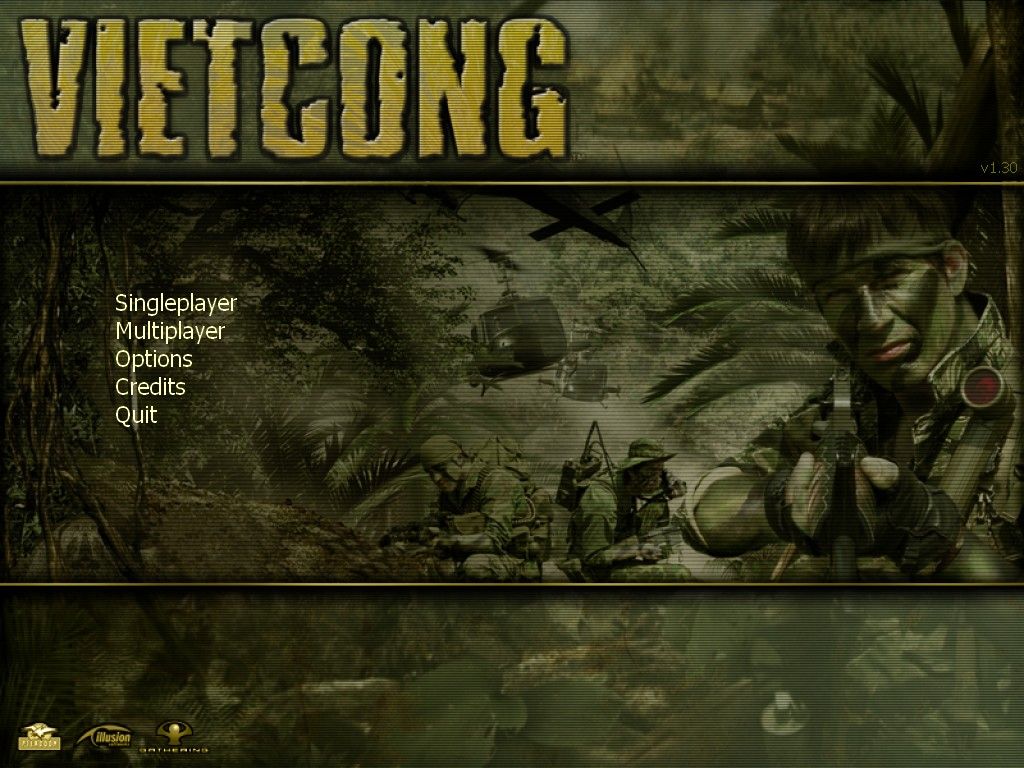 Vietcong (Windows) screenshot: Main Menu (after patch update)