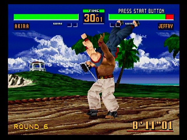 Virtua Fighter 2 (SEGA Saturn) screenshot: Vs. Jeffry