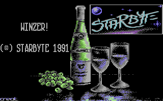 Winzer (Commodore 64) screenshot: Intro screen
