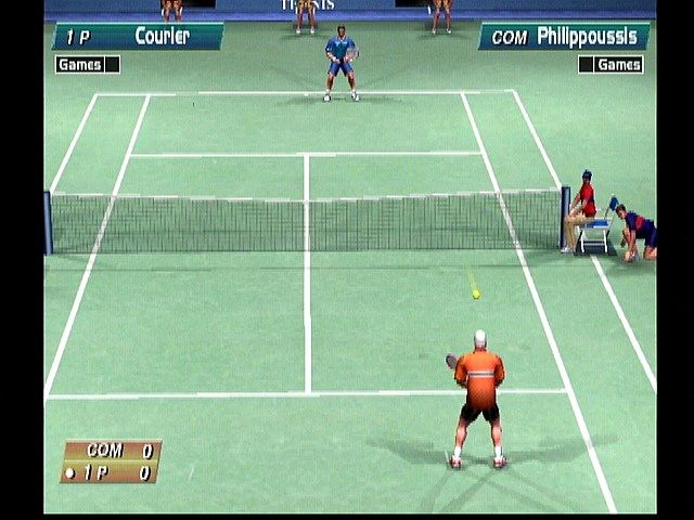 Virtua Tennis (Dreamcast) screenshot: Indoor Court