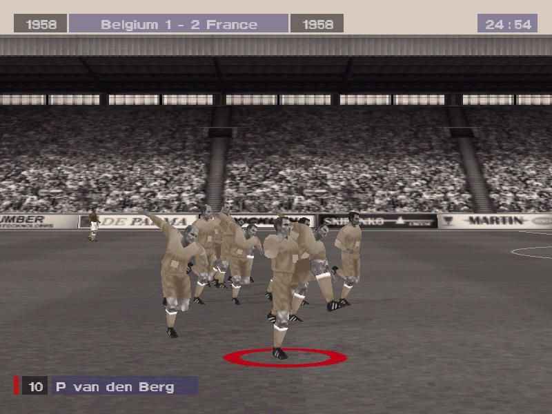 Viva Soccer (Windows) screenshot: Partying like it's 1958