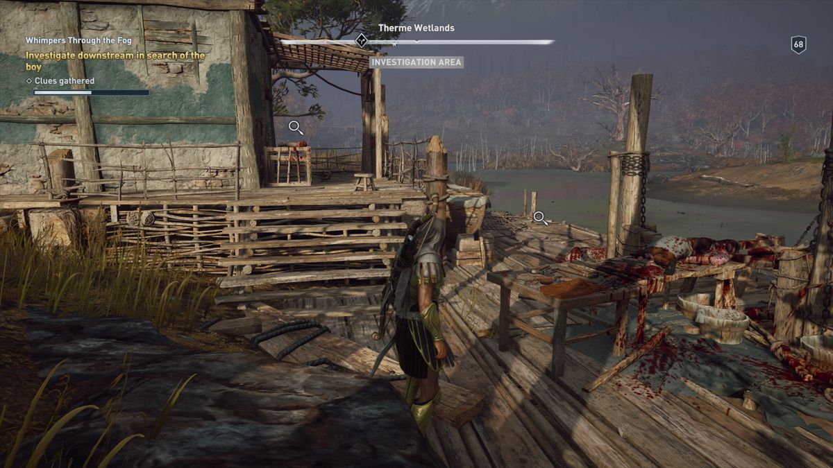 Assassin's Creed: Odyssey - Legacy of the First Blade (PlayStation 4) screenshot: Episode 1: Something foul is happening here